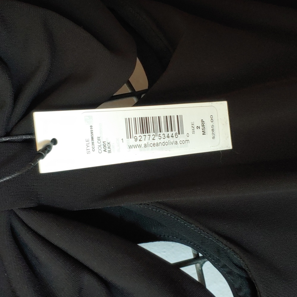 NWT- Alice + Olivia Havana Cut-out mini dress - Picture 6 of 6